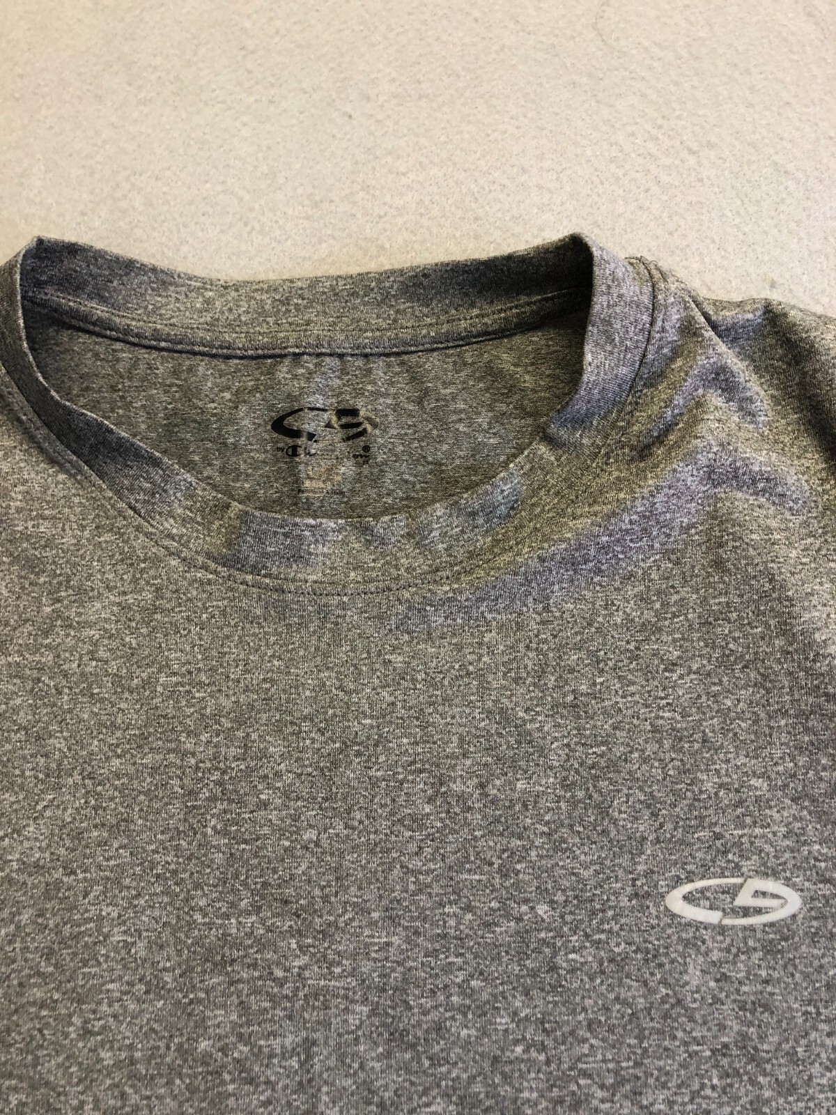 Champion Shirt Men's Large Gray Heather Muscle Activewear Tank Top gallery
