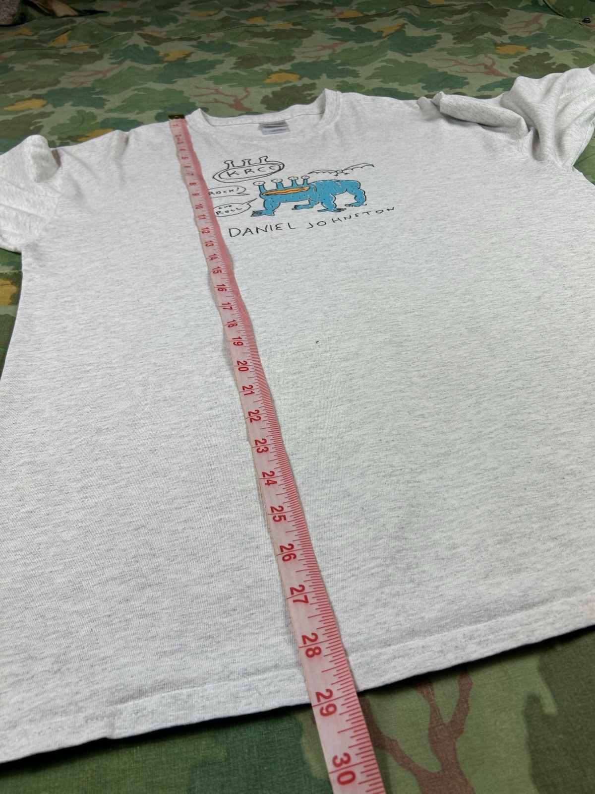 Vintage Daniel Johnston Shirt 00s Sz Large Long Sleeve KRCC Indie Lo-Fi Folk gallery