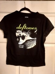 Deftones Baby Tee Private Music Allbum Shirt Crop TopDeftones Glitter Xxs -3xl
