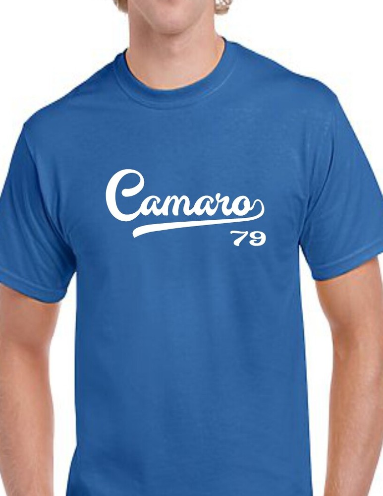 Camaro 79 Script Tail Shirt – 1979 Classic Muscle Race Car – All Size & Colors