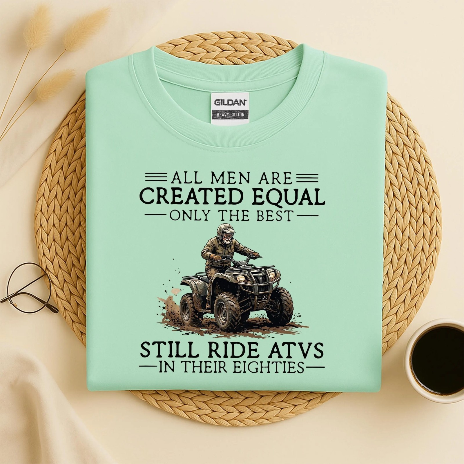 Funny ATV Grandpa Shirt, Rustic off Road Adventure Gift T-Shirt gallery
