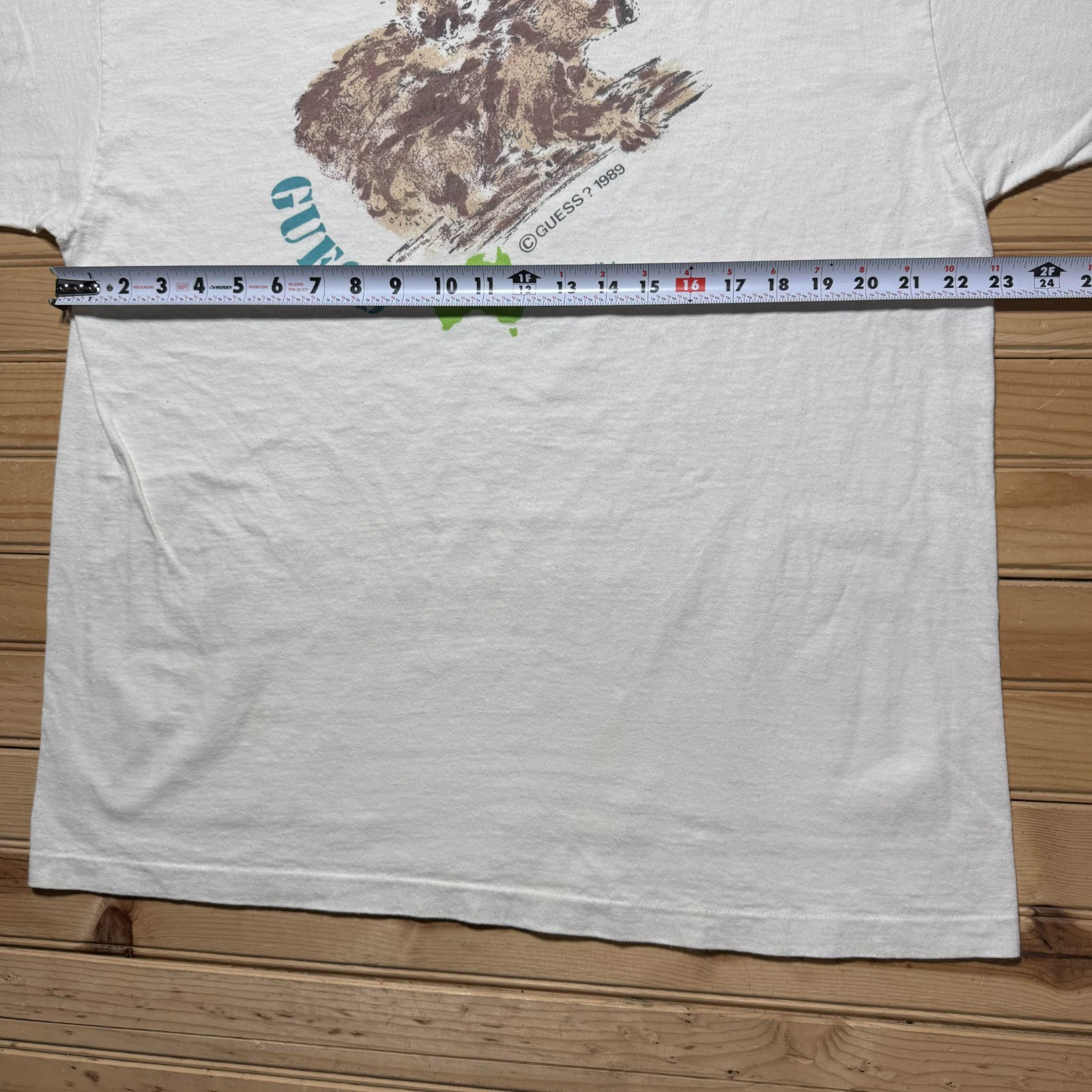 Vintage 80s 1989 Guess Koala Australia Down Under Single Stitch Shirt One Size gallery