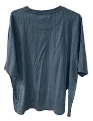 TASSO ELBA Men’s Dark Slate Blue Short Sleeved T-Shirt Cotton XL