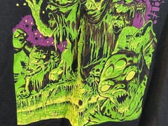 Fright Rags C.H.U.D. 80’s Horror Black Vintage Original 2007 CHUD Medium T-Shirt