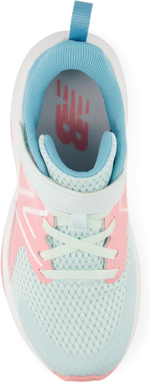 New Balance Kids Rave Run V2 Bungee - Glint Blue/Double Bubble - 13.5 Wide Littl gallery