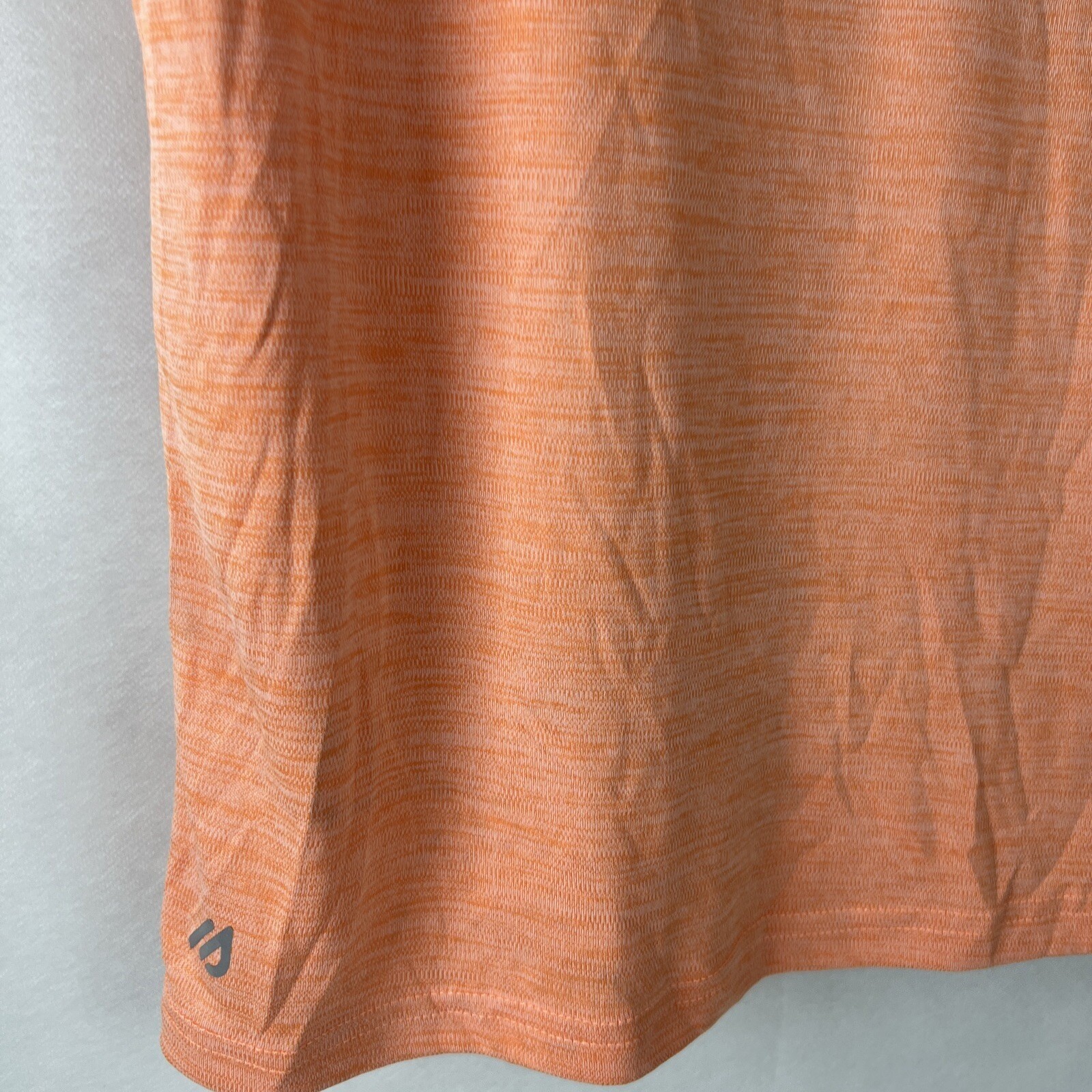 Eddie Bauer Motion Men's Tee Size Small Active Short Sleeve Cantaloupe Orange A2 gallery