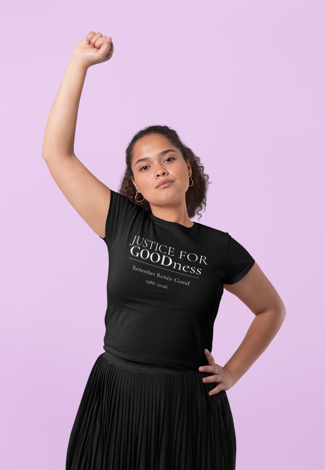 Justice For GOODness - Rip Renee Good Remembrance Anti Ice Unisex Xs-5x T-shirt gallery