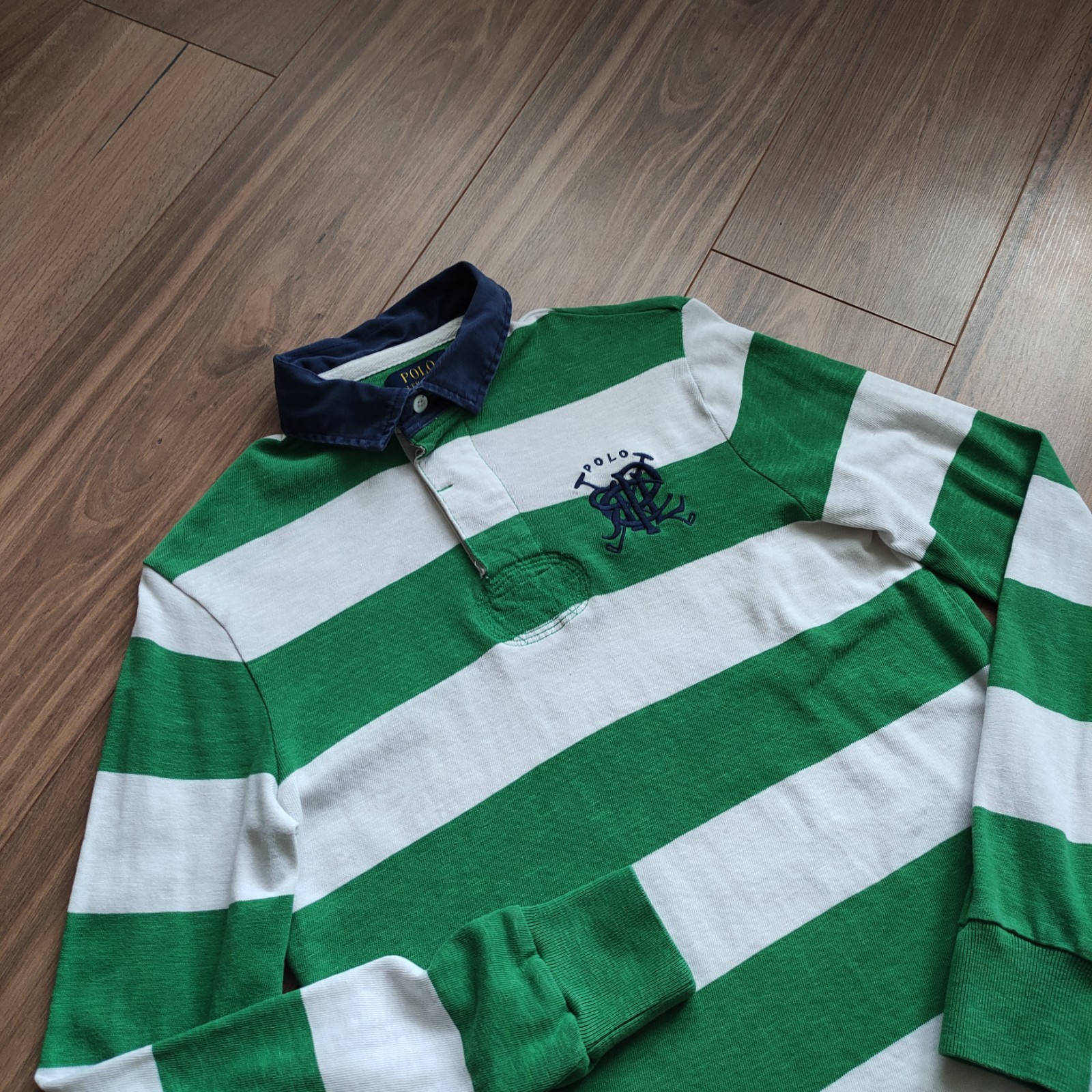 Polo Ralph Lauren Rugby PRL 67 Open Regatta Striped Long Sleeve Shirt , Size S gallery