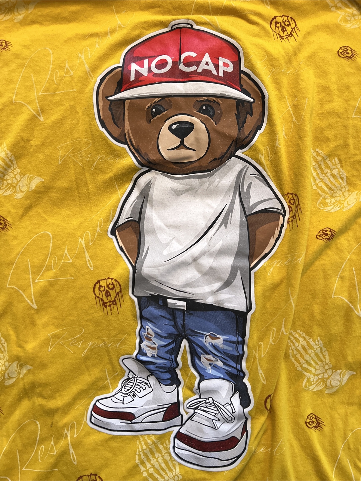OG Legend, Bailey Apparel, 3XL, Bear "No Cap" Hat, With "Respect" And Graphics gallery