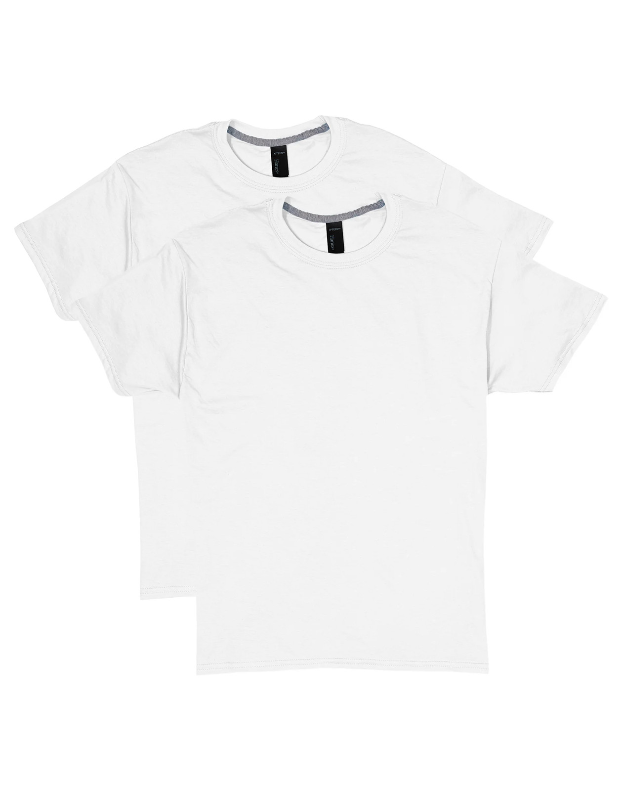 Hanes T-Shirt 2-Pack Men's X-Temp Crewneck Short-Sleeve Wicking UPF Rated S-3XL gallery
