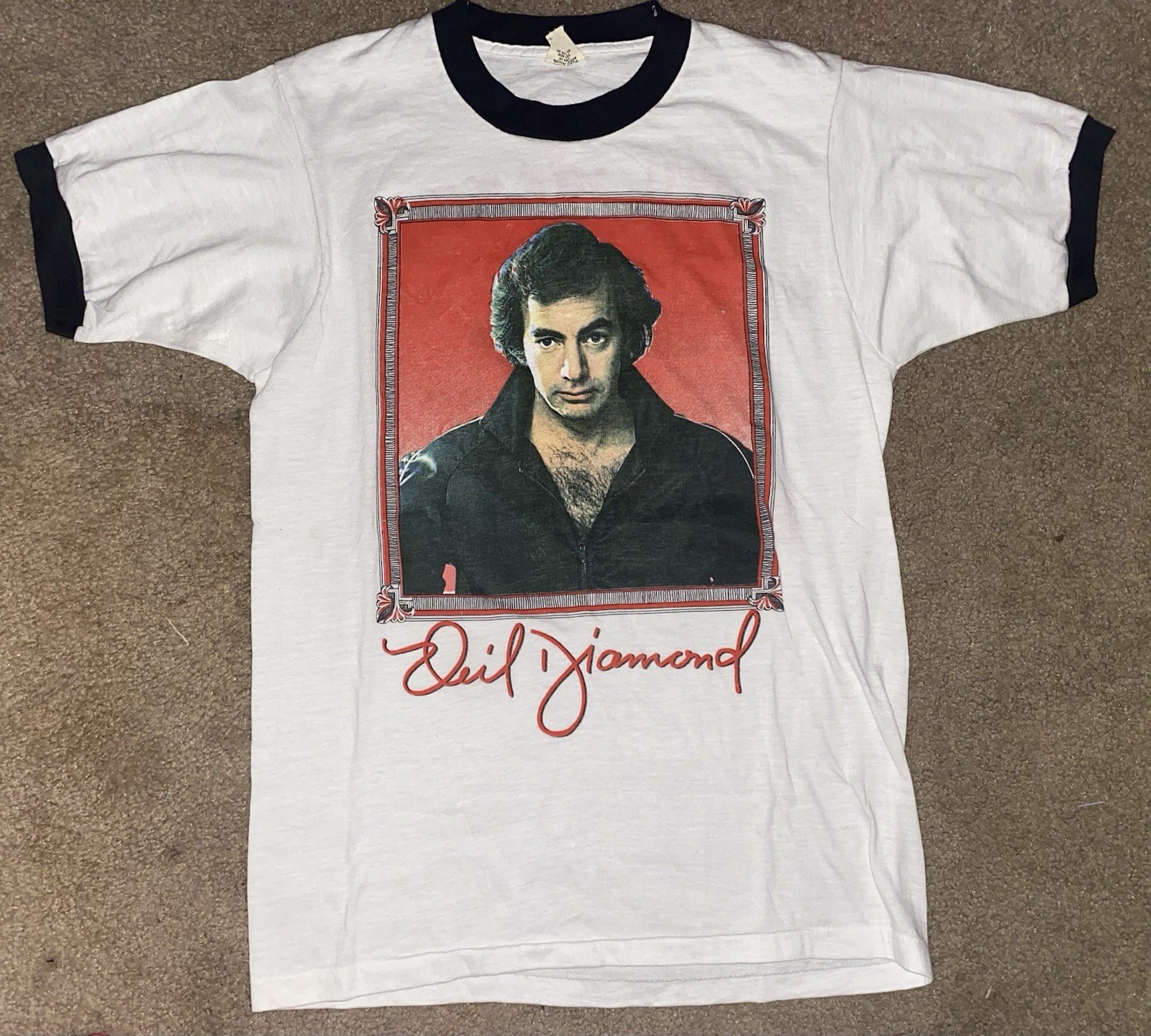 Vtg Neil Diamond Live At The Forum 1983 Shirt Size Medium gallery