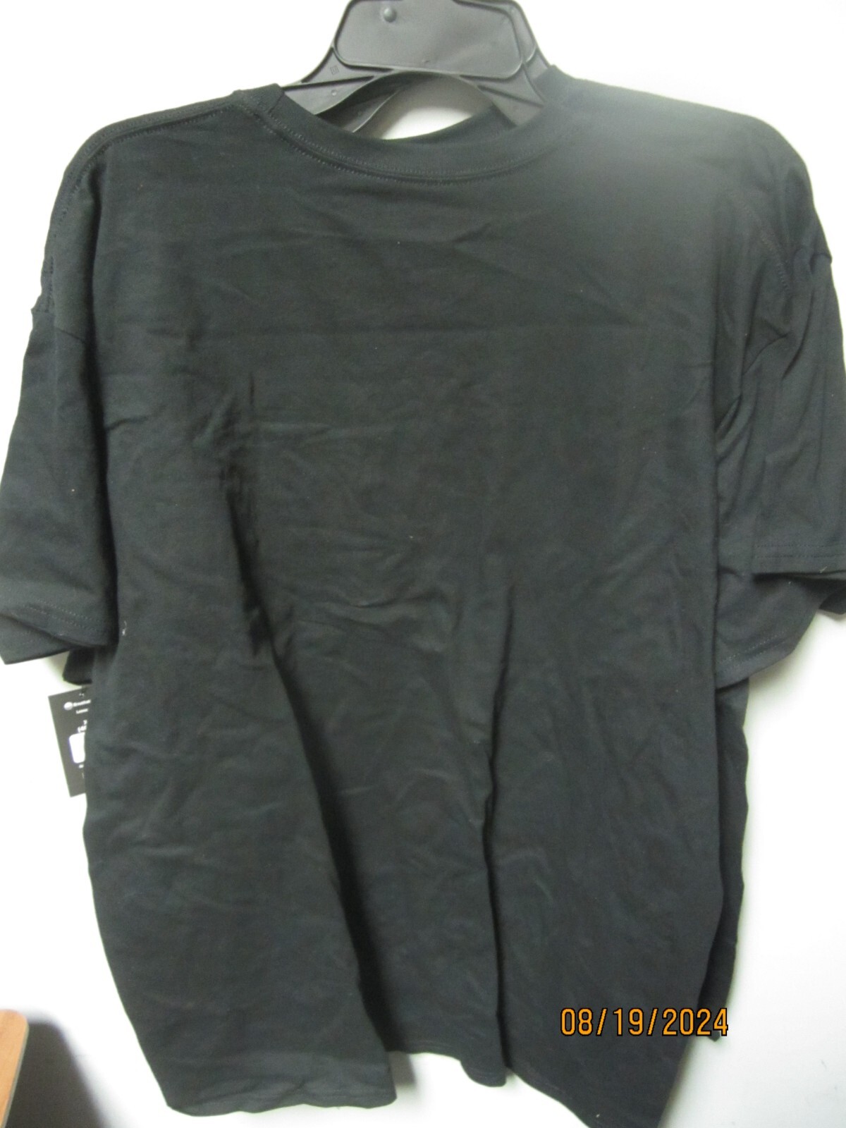 Athletic Works Men's Black Cotton T-Shirt Size XL (46-48) LOT OF 2! gallery