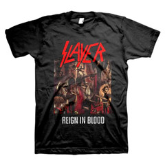 OFFICIALLY LICENSED SLAYER REIGN IN BLOOD BAND T SHIRT