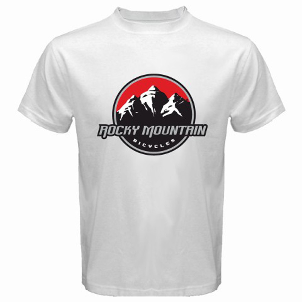New Rocky Mountain Canadian Bicycles Bikes Men's White T-Shirt Size S-5XL gallery