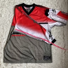 Vintage Athletic Works Men’s Large Jersey Xtreme Arena Motocross II Biking Red
