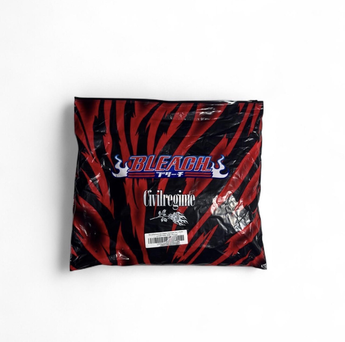 Civil Regime Bleach Ichigo Kurosaki Roses From Concrete Oversized Tee - Size M gallery