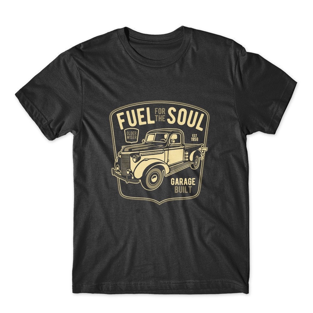 Fuel for the Soul Tshirt. Cassic Car Shirt Premium Cotton Tee NEW gallery