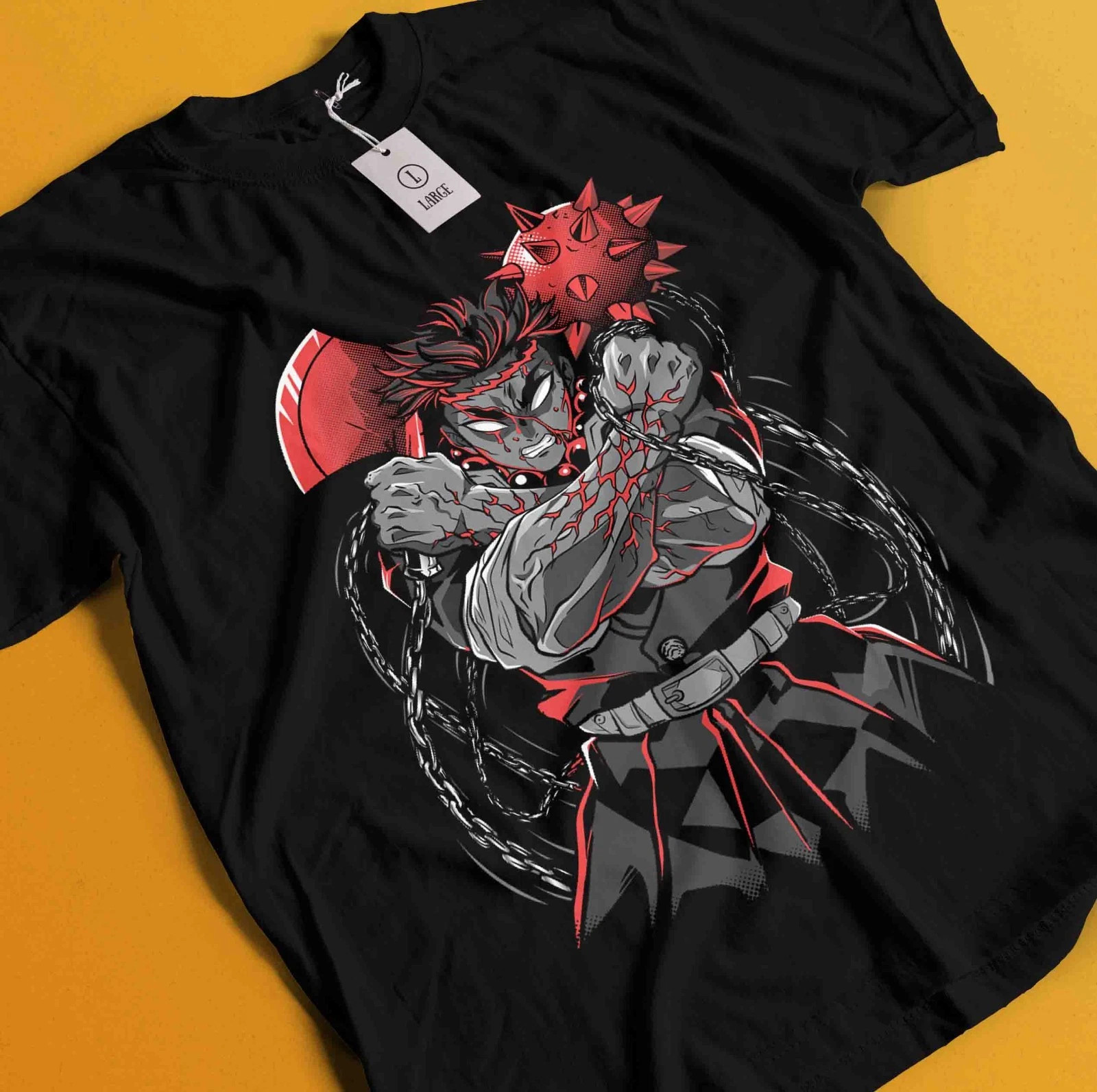 Demon Slayer Shirt Stone Hashira Tshirt Gyomei Himejima T-Shirt Muzan Tanjiro 6 gallery