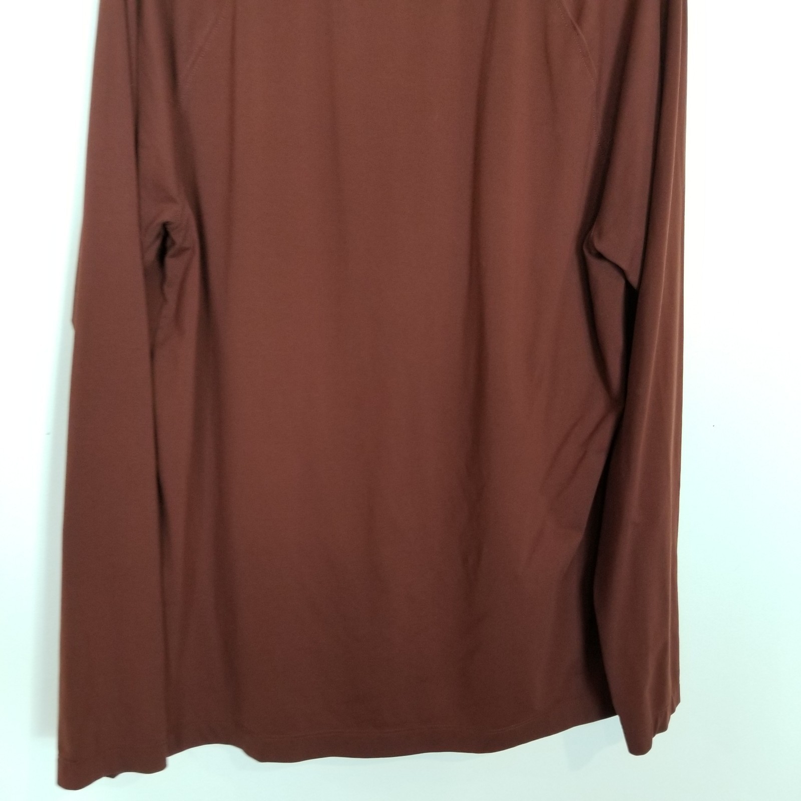 Rhone Reign Long-sleeve Performance Shirt Sz L Brown Nylon Blend Outdoor Casual gallery