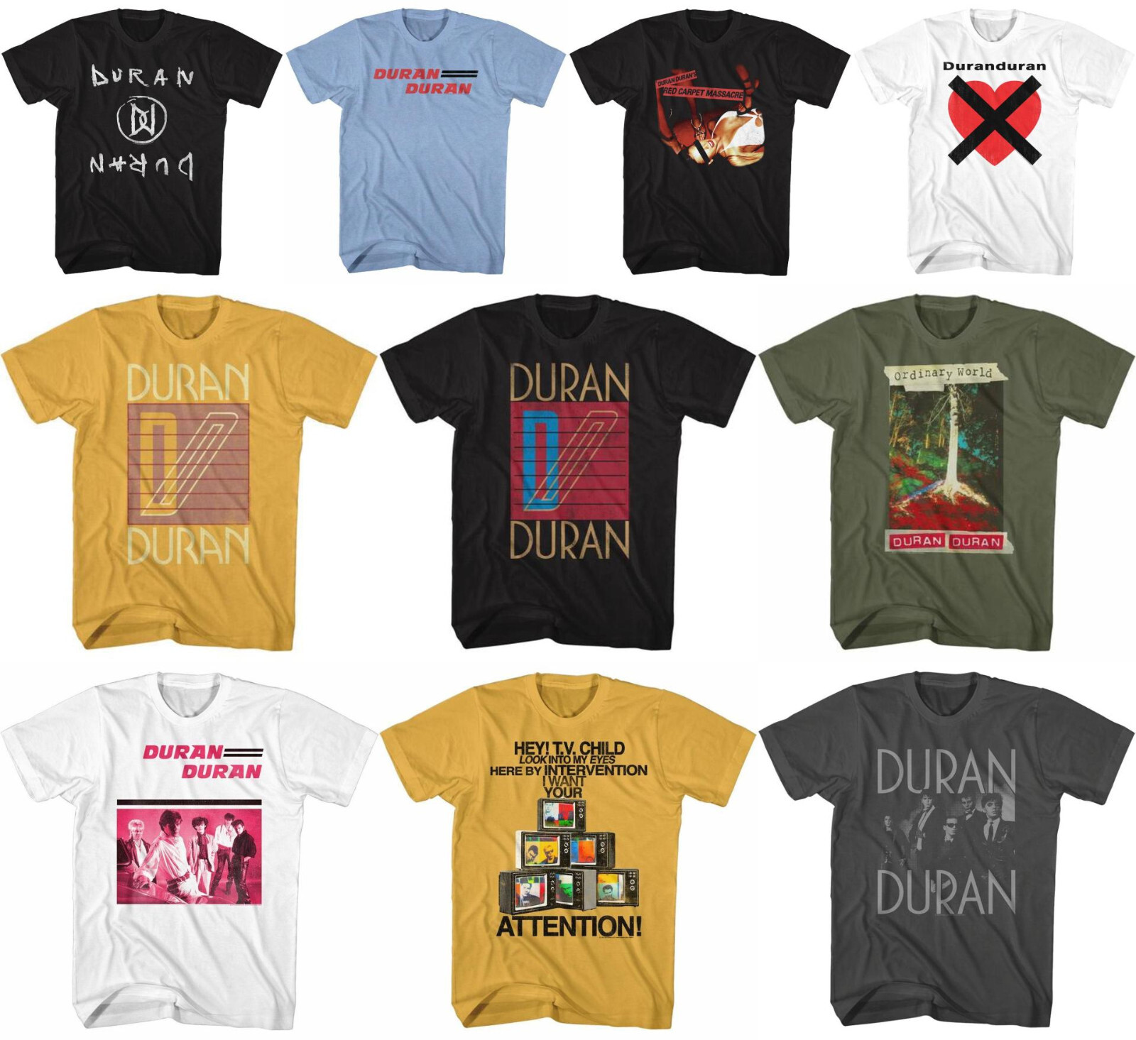 Pre-Sell Duran Duran Music Licensed T-shirt gallery