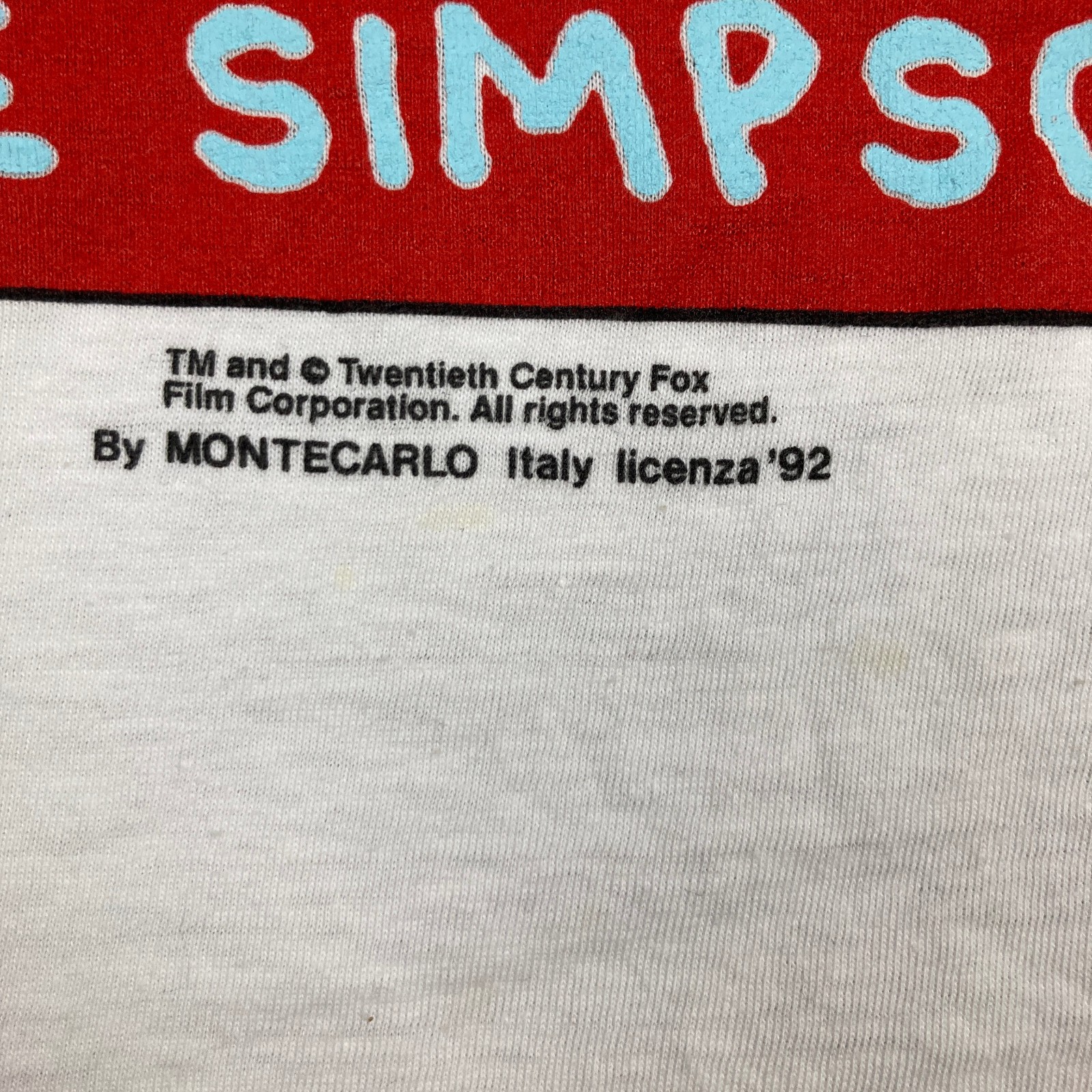 Vintage The Simpsons Shirt Mens XXL White 1992 Bart Maggie What A Baby 90s Tee gallery