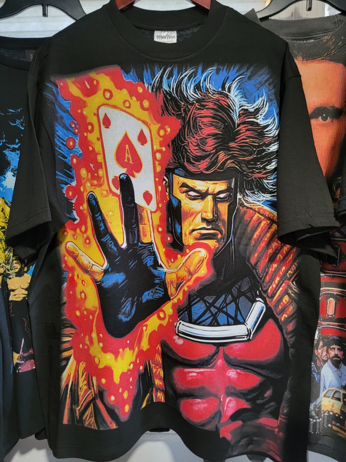 GAMBIT MODERN ON A SHAKA HEAVYWEIGHT GARMET DYED T SHIRT "MODERN" gallery