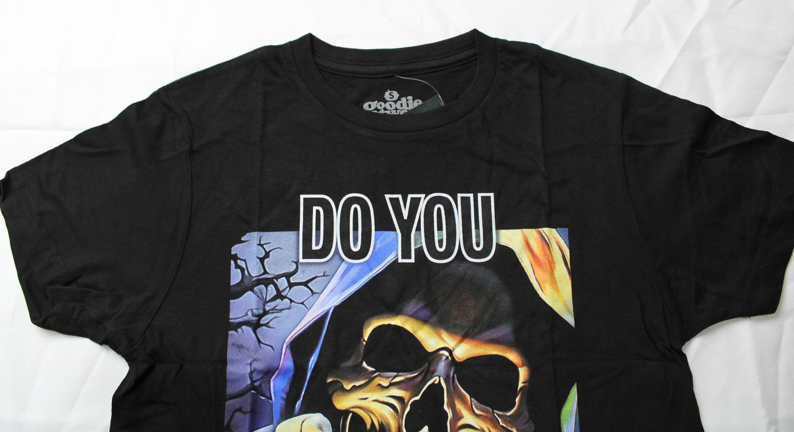Goodie Two Sleeves Unisex Adult's Rainbow Reaper T-Shirt EH6 Black Small NWT gallery