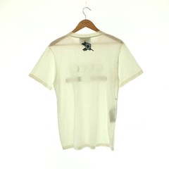 GUCCI Vintage Distressed Flower Patch Logo T-Shirt for Men