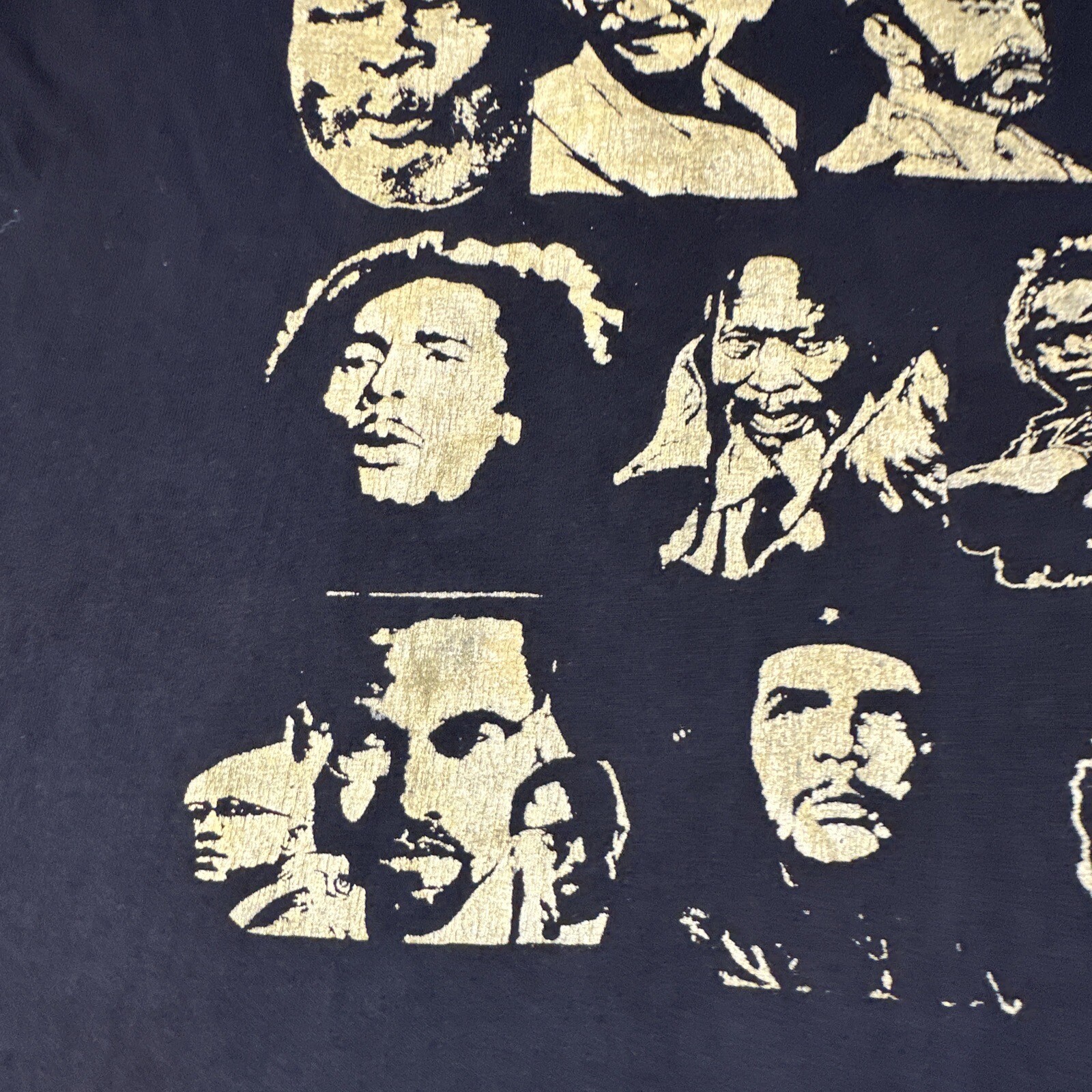 Wazalendo Kenya Wear Political Activists T Shirt Men's Sz XL MLK Gandhi Mandela gallery