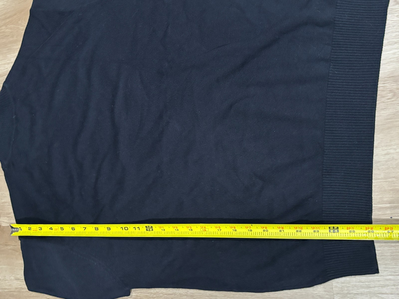 Men's INSERCH Knit Sweater Turtleneck Fall Winter Regular Fit XL Navy Blue gallery