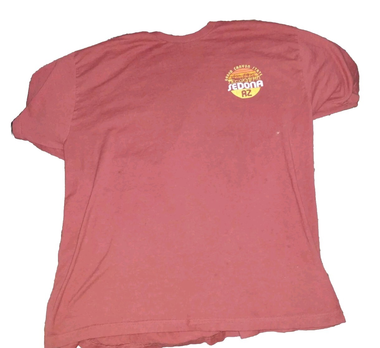 Grand Canyon State Sedona AZ Tshirt Red Double Sided Short Sleeve 2XL No Label gallery