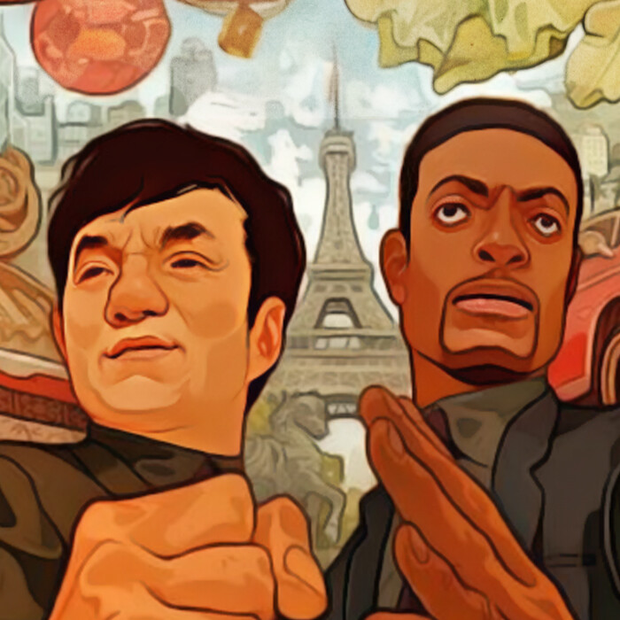 Rush Hour T-Shirt Jackie Chan 成龍 Chris Tucker Classic Movie Graphic Tee gallery
