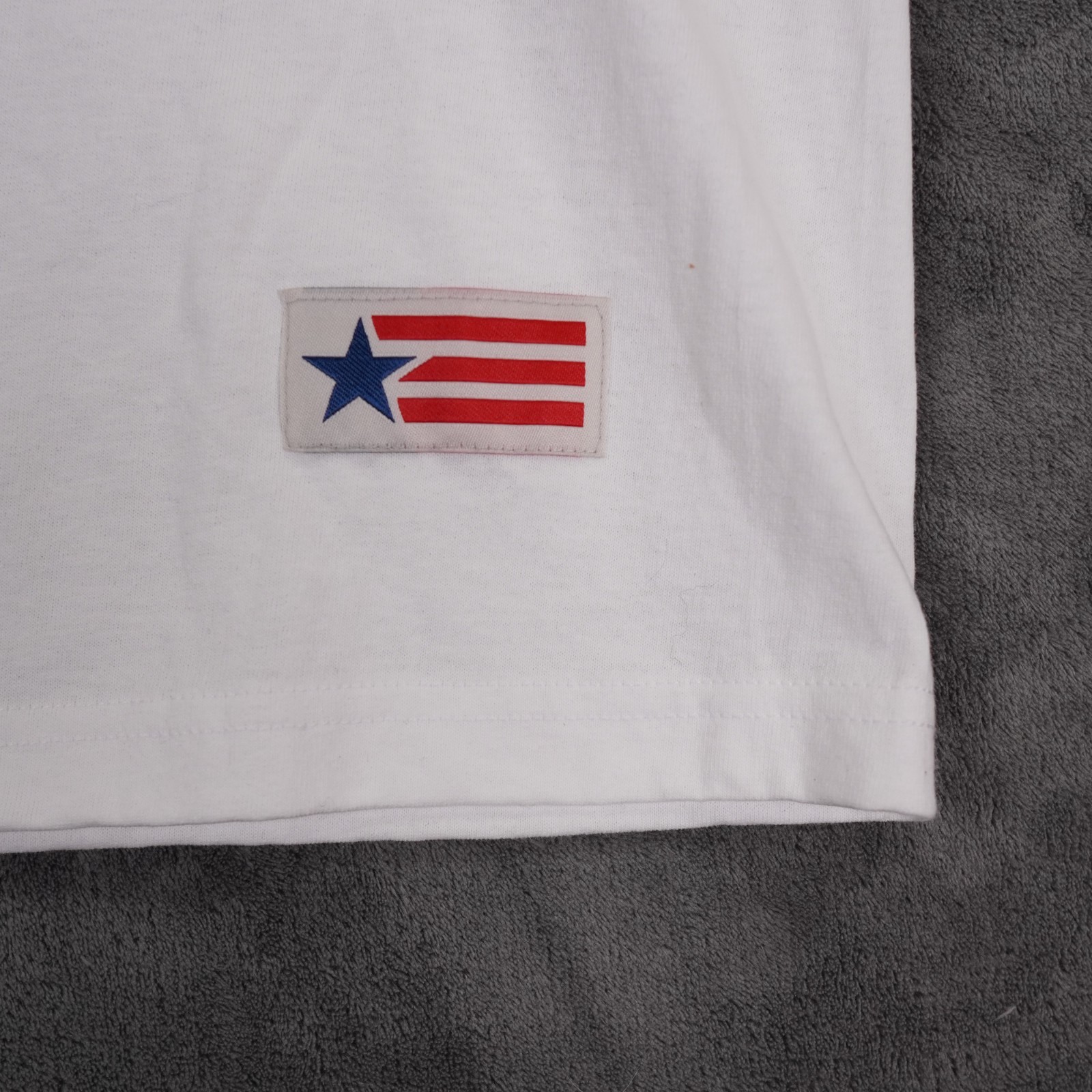 American Giant Flag Collection T-Shirt Men's Size XXXL White 100% Cotton USA gallery