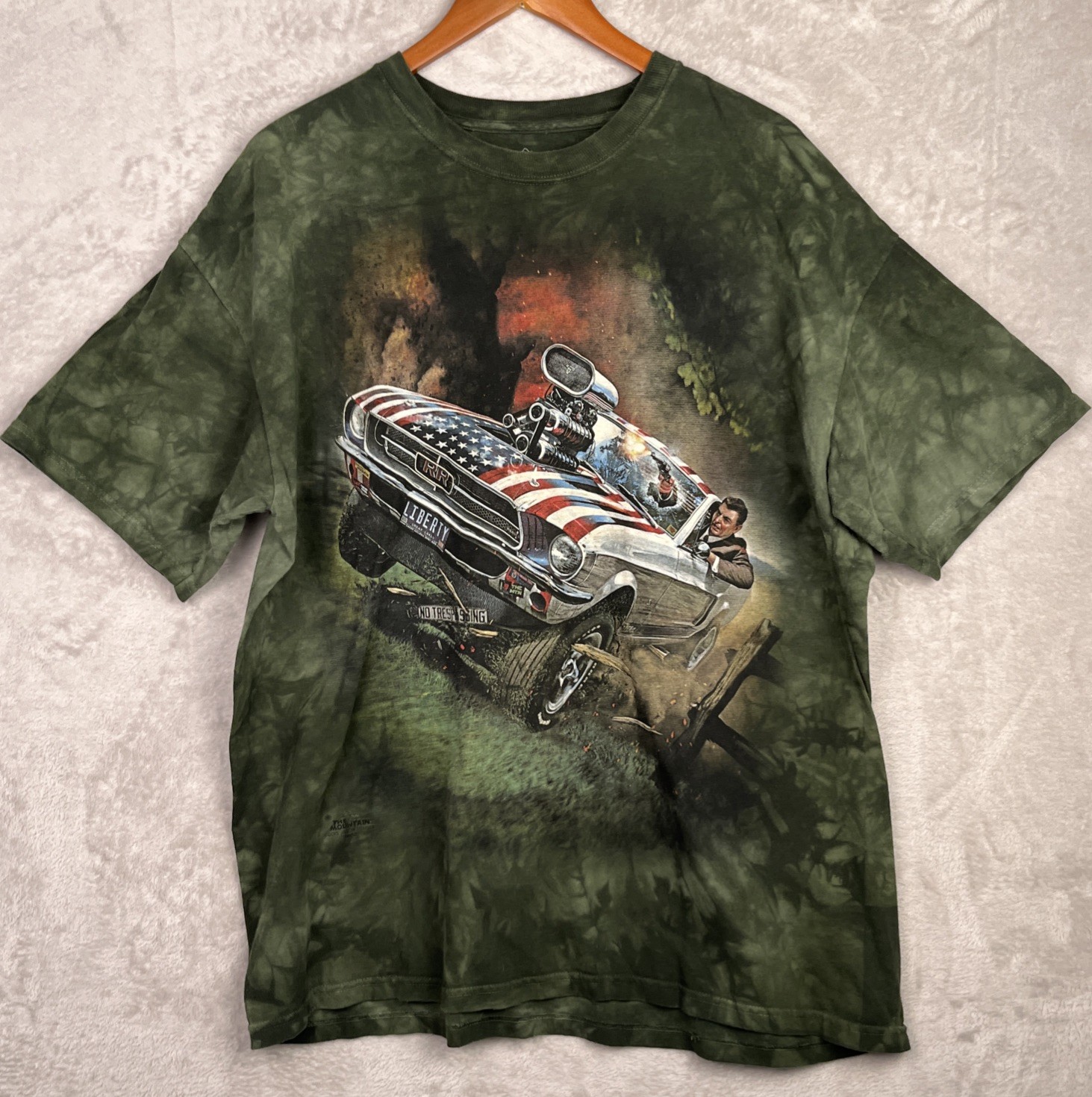 Ronald Reagan the Liberator Shirt XL The Mountain Patriotic Graphic Tee Military gallery
