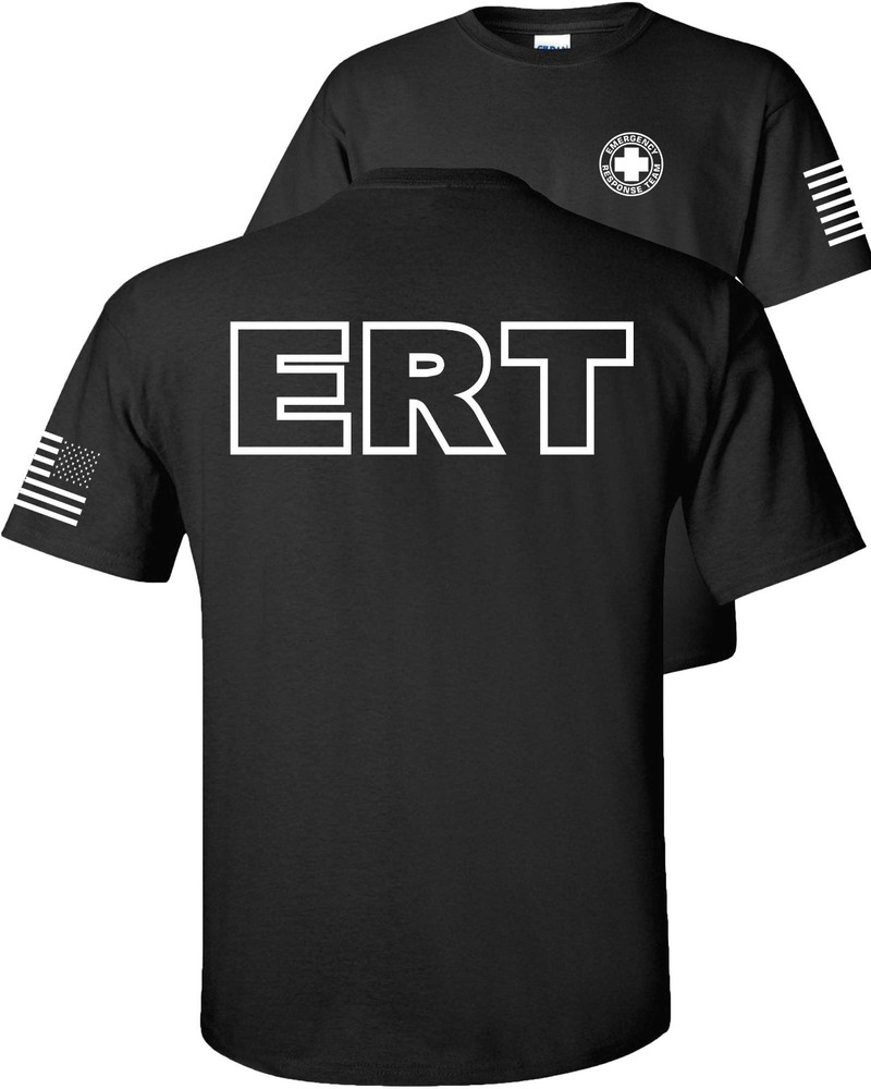 ERT T-Shirt Emergency Response Team American Flag BAF