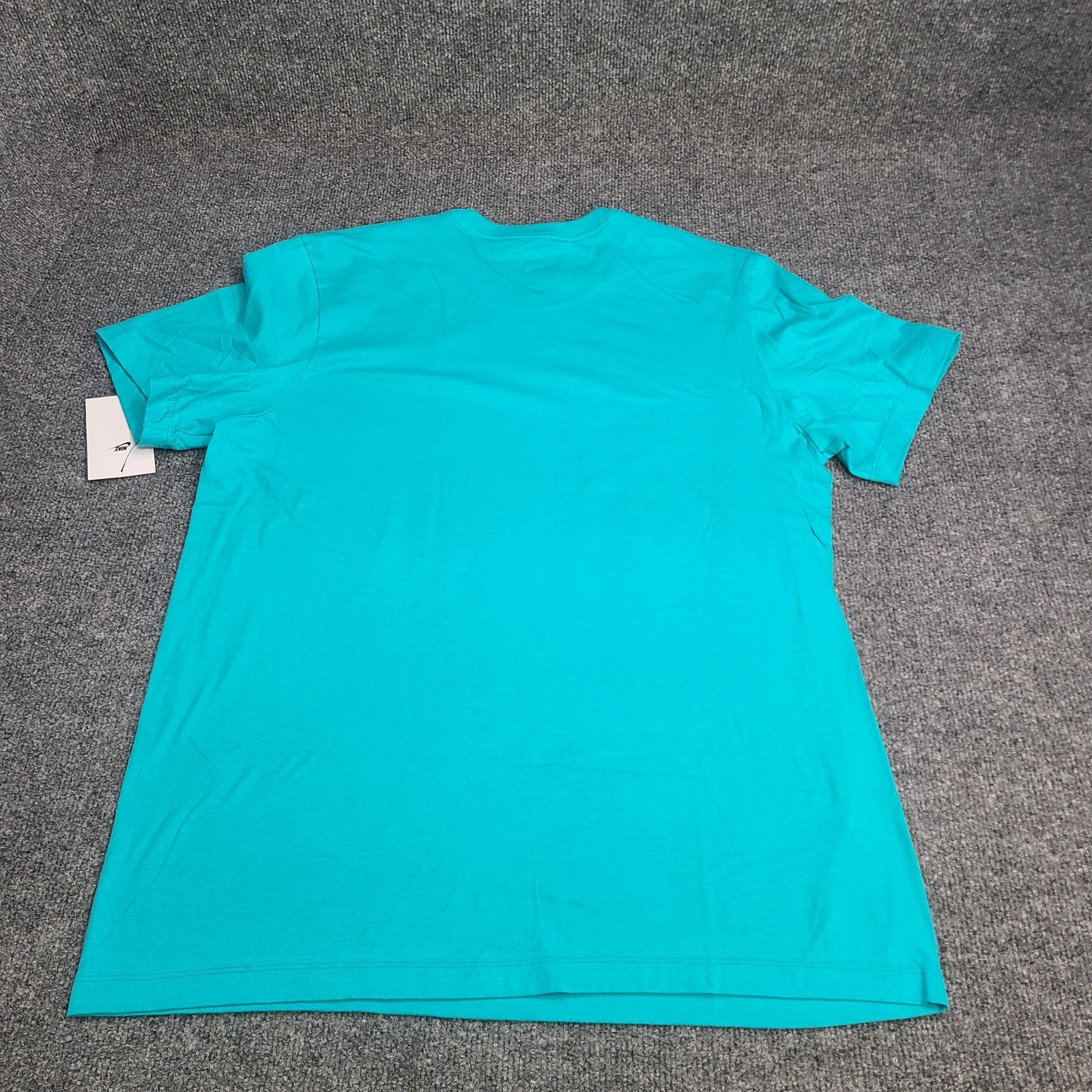 Nike Shirt Mens Large Turquise Green White Futura Logo Sportswear Cotton Tee 28 gallery