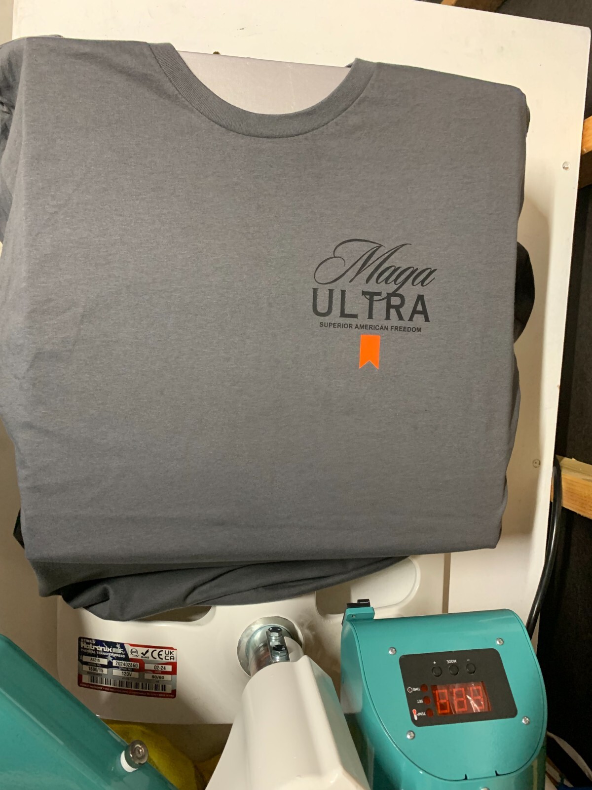 Large HackOPS (Grunt Style Fit) Maga Ultra Trump 2024 T-Shirt gallery
