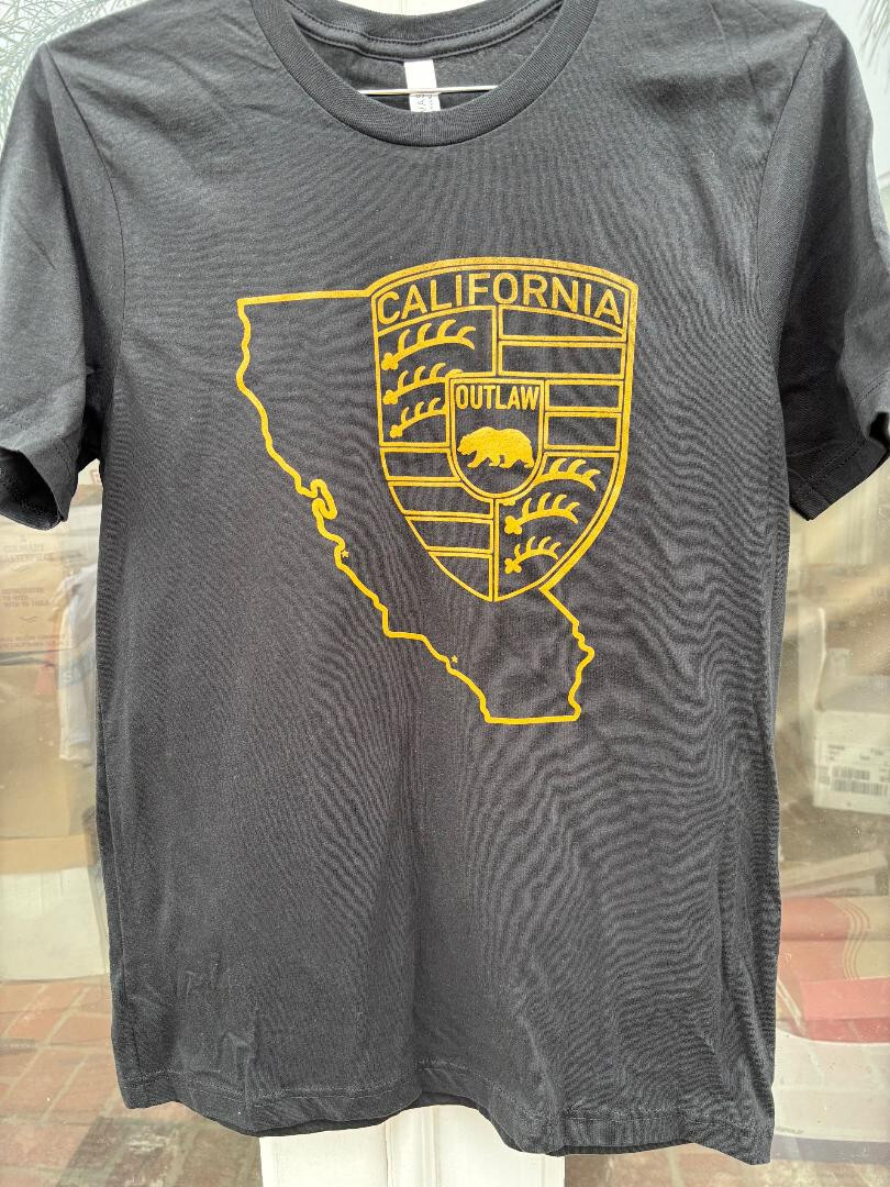 CALIFORNIA OUTLAW RACING T SHIRT POC PCA HOTROD SPORTS CAR 944 914 928 917 gallery