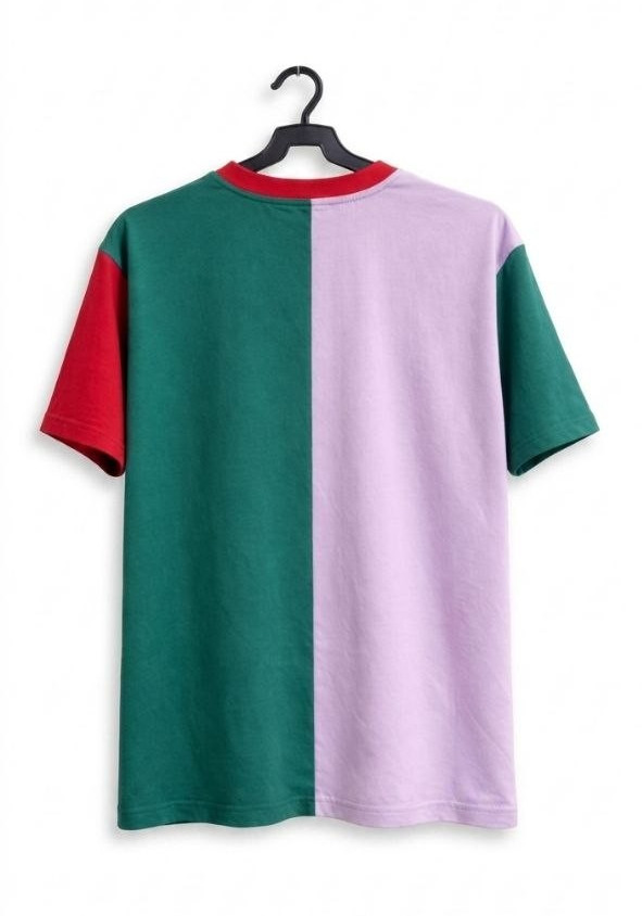 Vintage Style Karl Kani Men's Colorblock Embroidered Logo T-Shirt Size M Cotton gallery