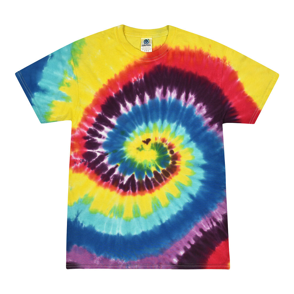 Tie Dye T-Shirts Multi-Color Adult Size 2XL XXL Cotton Colortone gallery