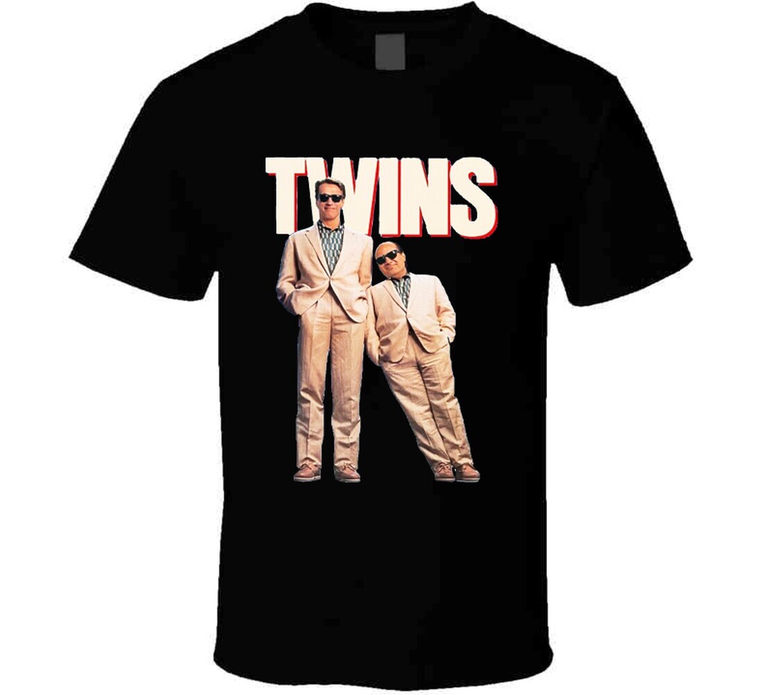 Twins 80's Retro Comedy Schwarzenegger Devito Movie T Shirt gallery