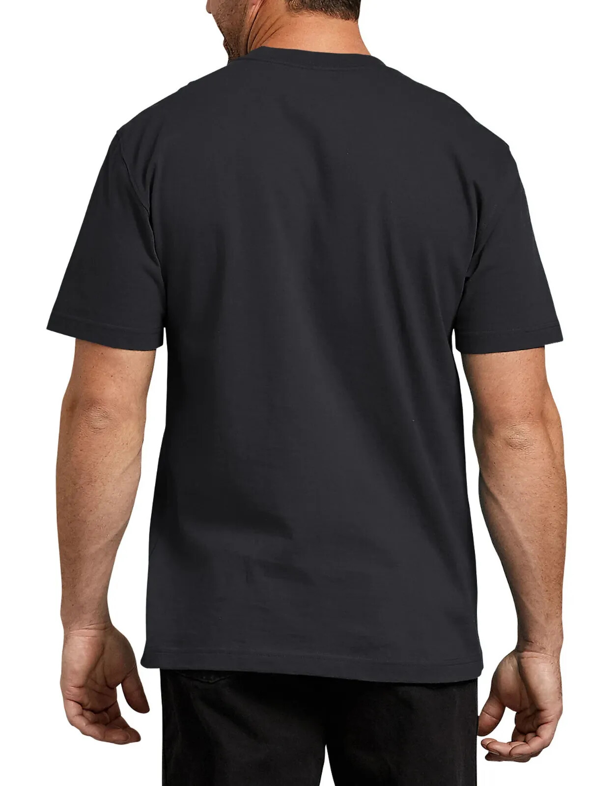 Genuine DICKIES® men's heavyweight short sleeve black t-shirt BRAND NEW! gallery