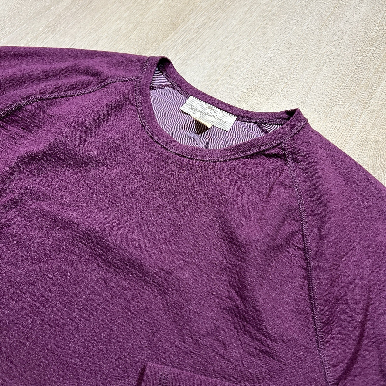 Tommy Bahama Men's XXXL Reversible Long Sleeve TShirt - Purple Cruisewear gallery