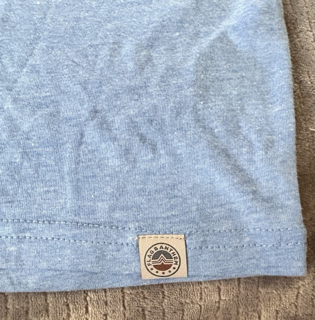 Flag & Anthem Trade Mark T-shirt Men light blue Graphic Print Large gallery