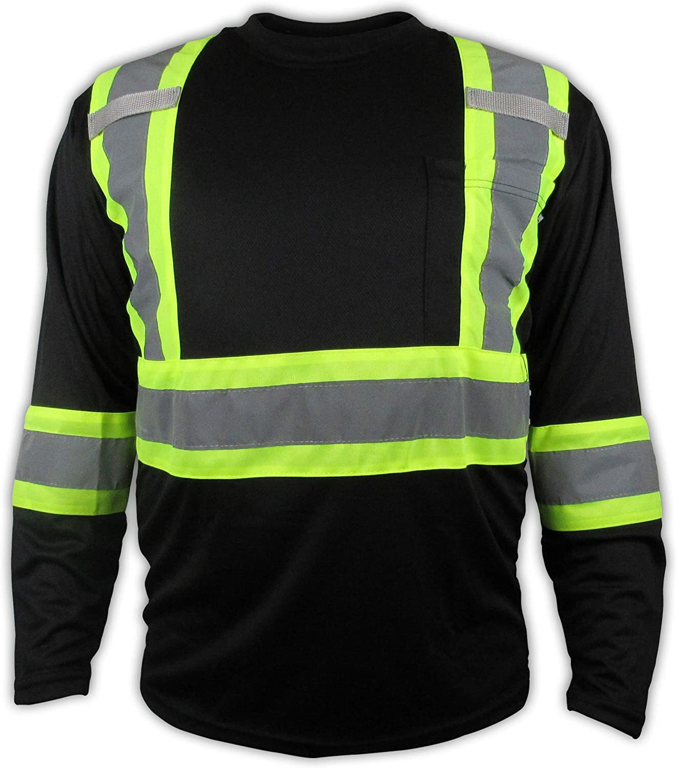 Black High Visibility Safety Shirt Choose size gallery