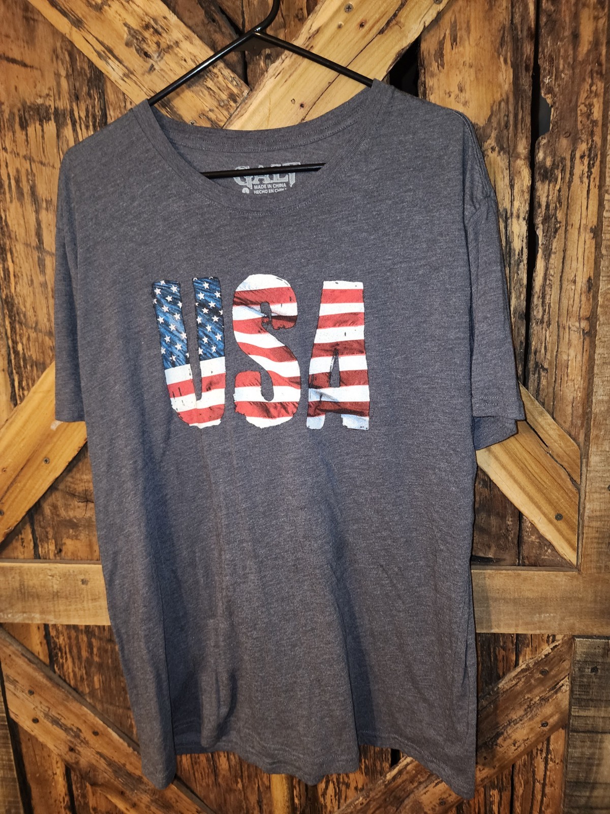 Galt T Shirt Men’s Large Gray USA Center Logo Graphic Print gallery