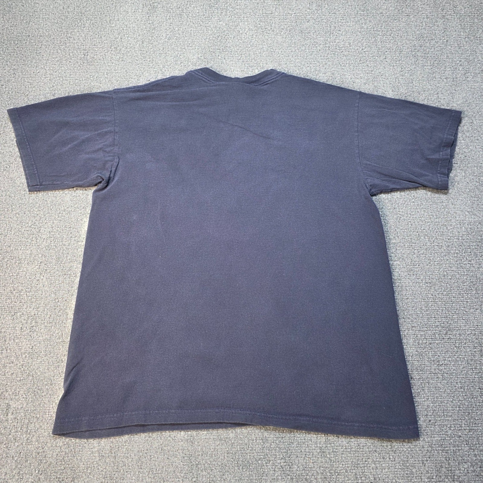 Large NFL VTG Gale Sayers Chicago Bears Legends Navy Blue Graphic T-Shirt gallery