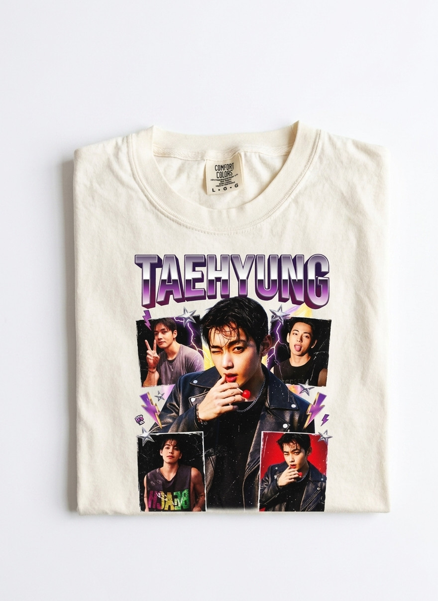 Taehyung Streetwear Shirt, Kim Taehyung Photo Collage Tee, Aesthetic V Merch