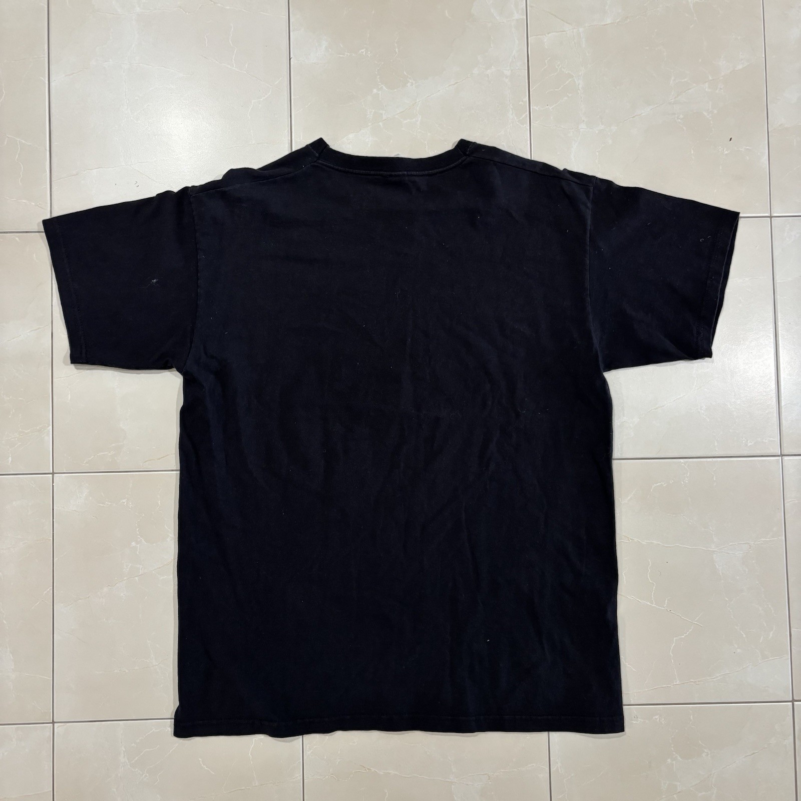 Vintage Iceland Northern Lights T Shirt Black Faded Y2K Skate Grunge Gorp Mens L gallery