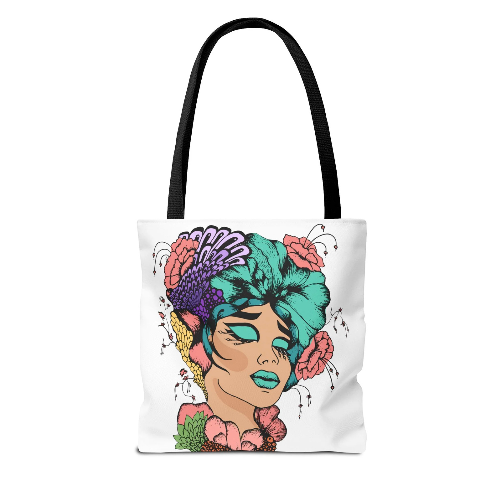 African American Tote Bag with Woman head gallery